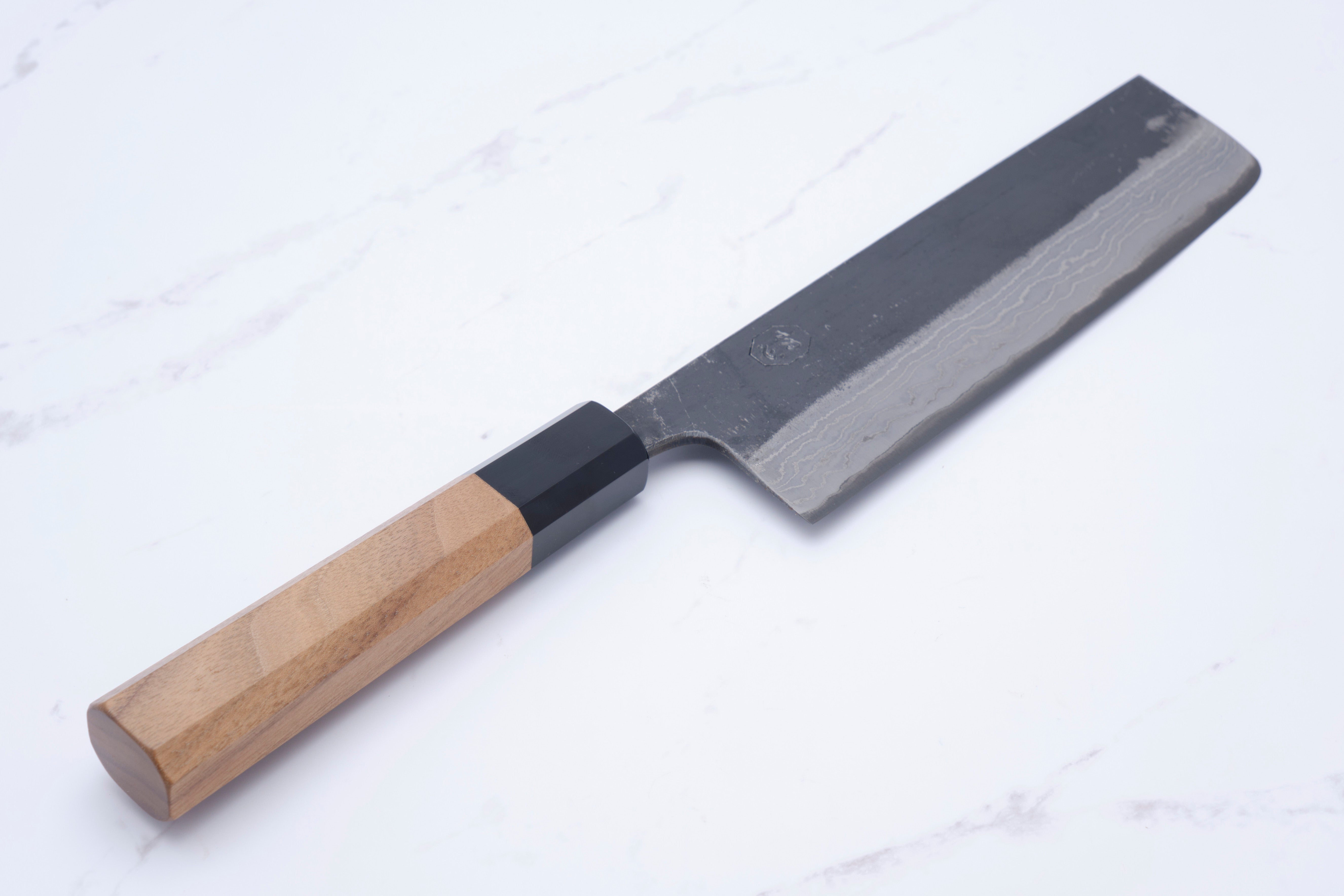 Hatsukokoro Kumokage 165mm Nakiri Blue-2