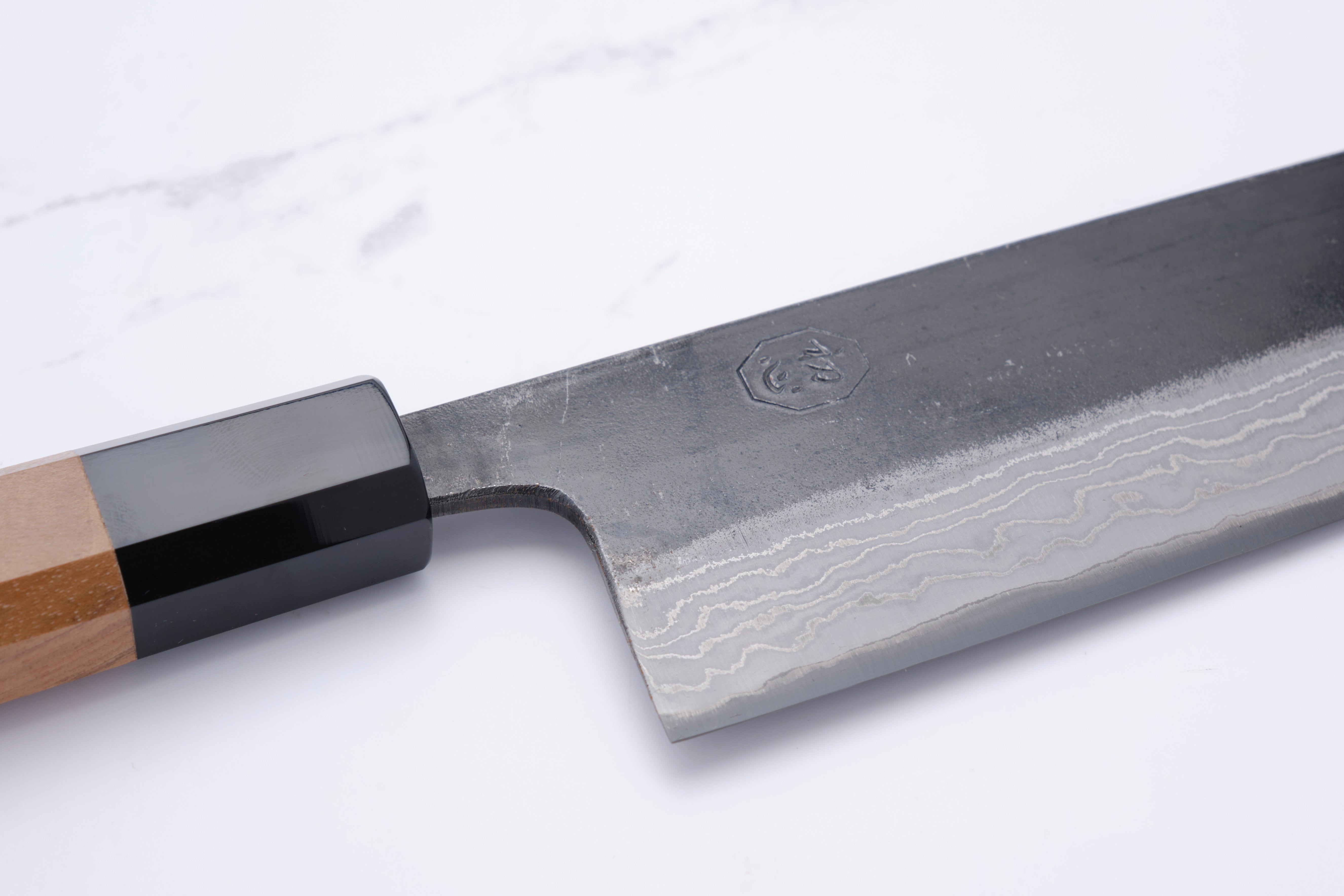 Hatsukokoro Kumokage 165mm Nakiri Blue-2