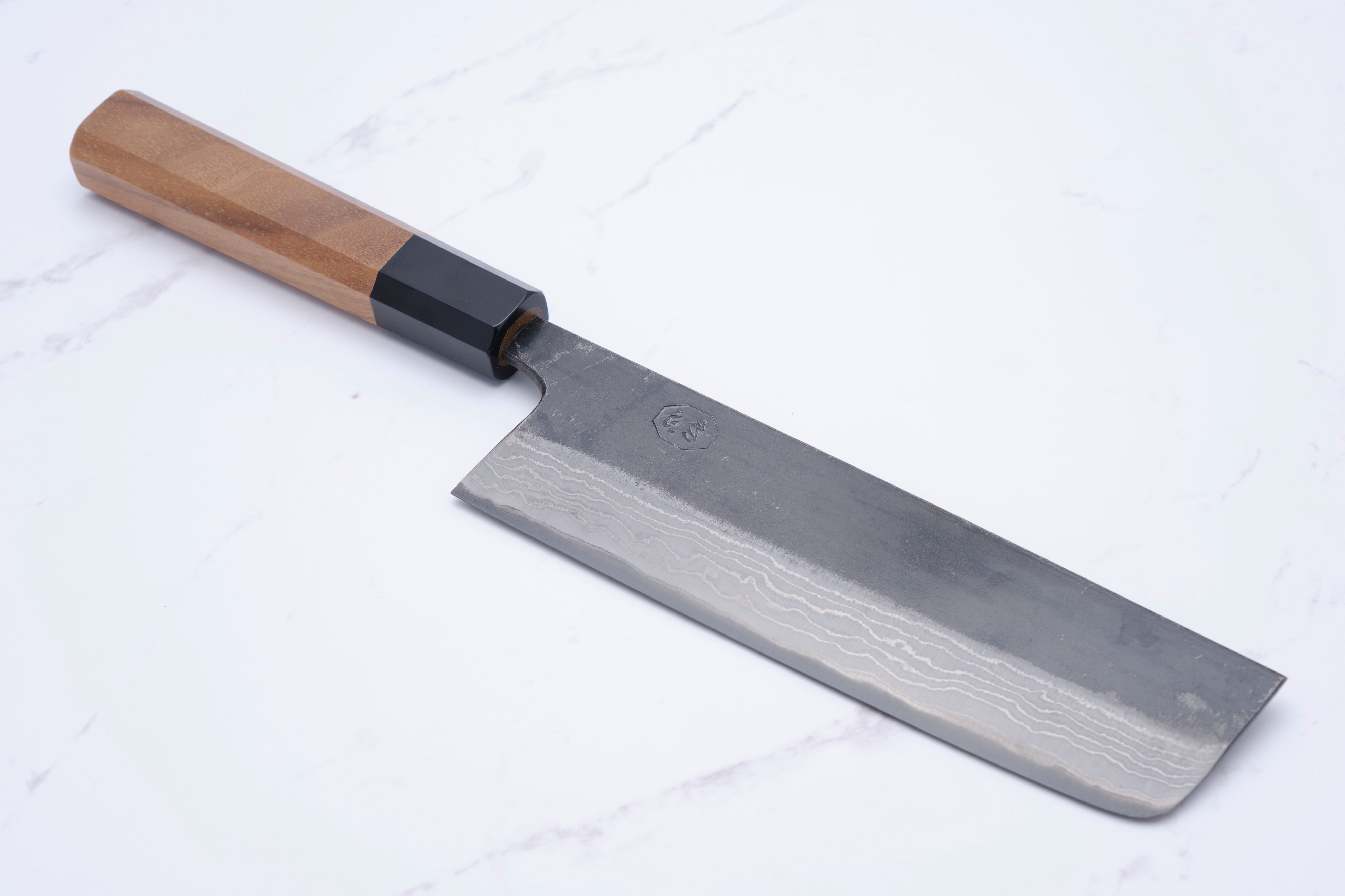 Hatsukokoro Kumokage 165mm Nakiri Blue-2
