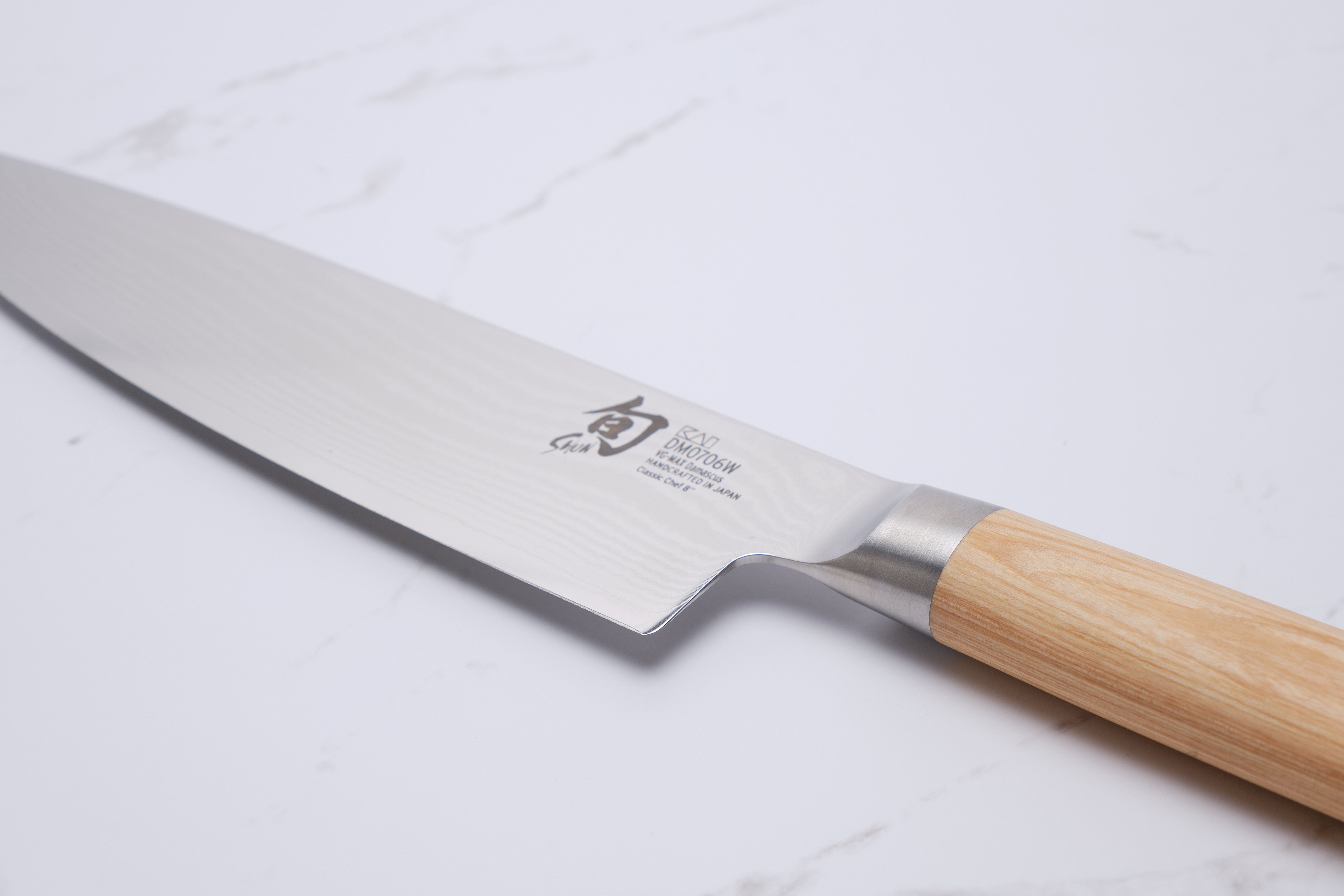 Shun Classic 200 mm Kokkekniv - White