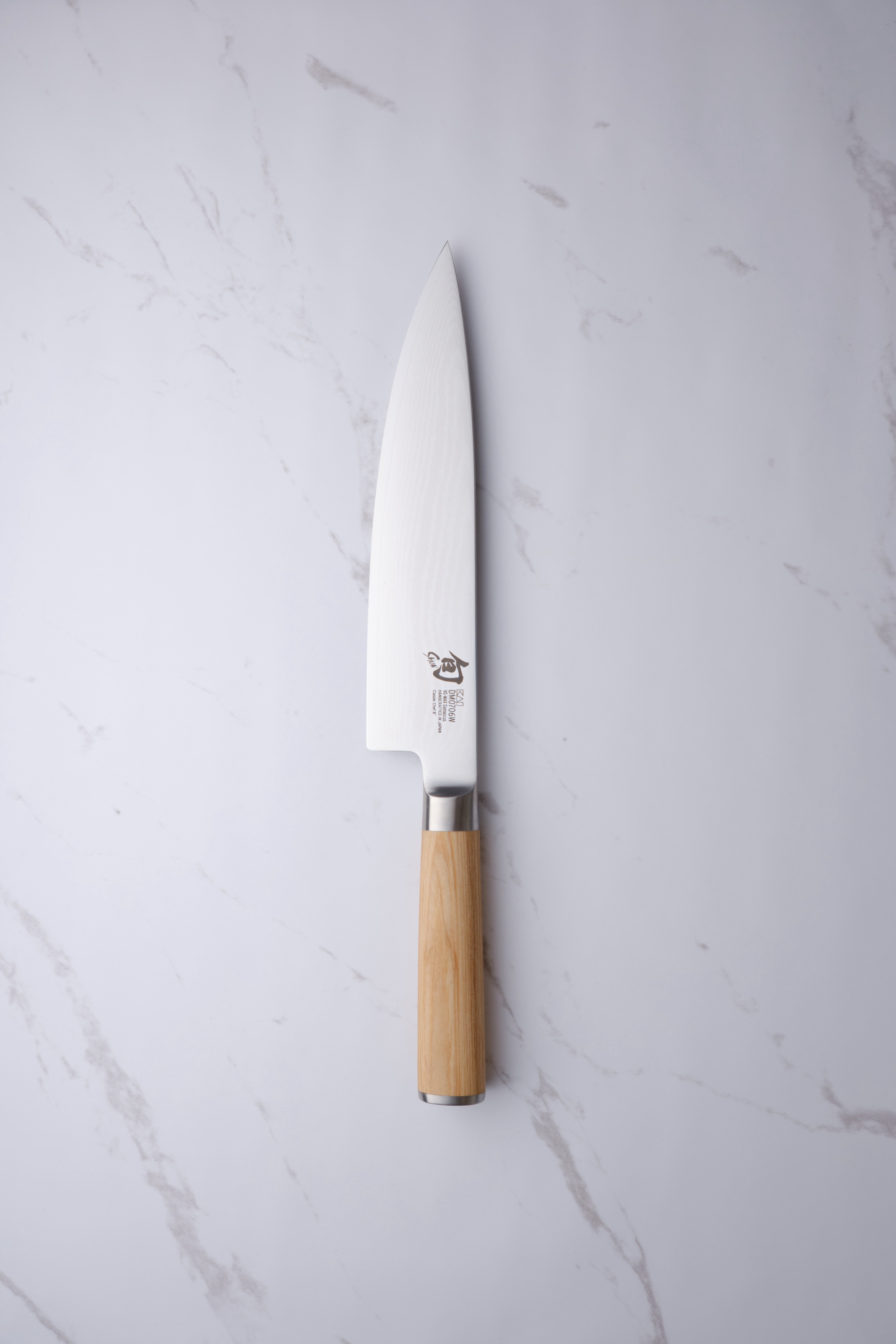 Shun Classic 200 mm Kokkekniv - White