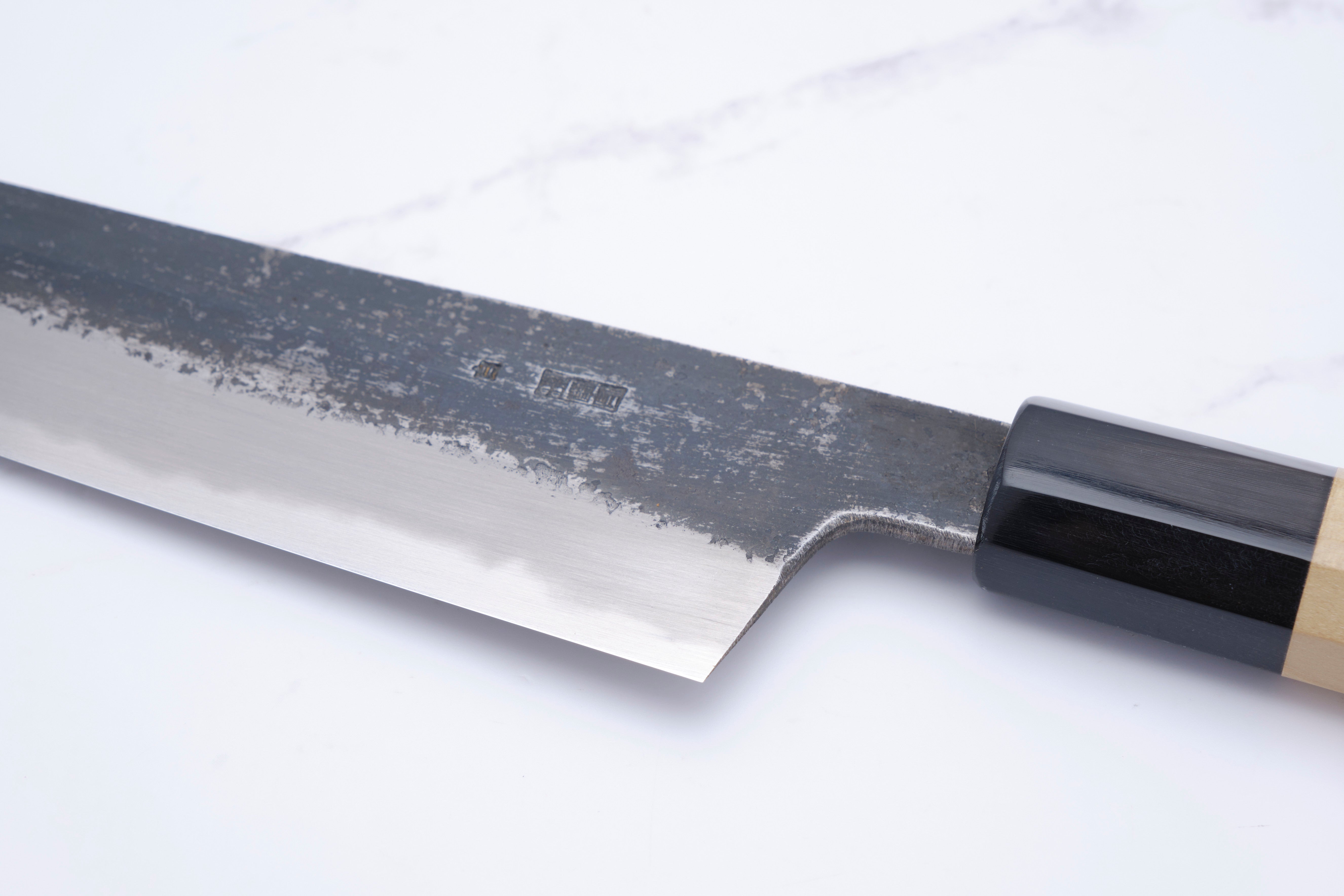 Sakai Kikumori Kikuzuki KU White 2 Bunka 180mm.