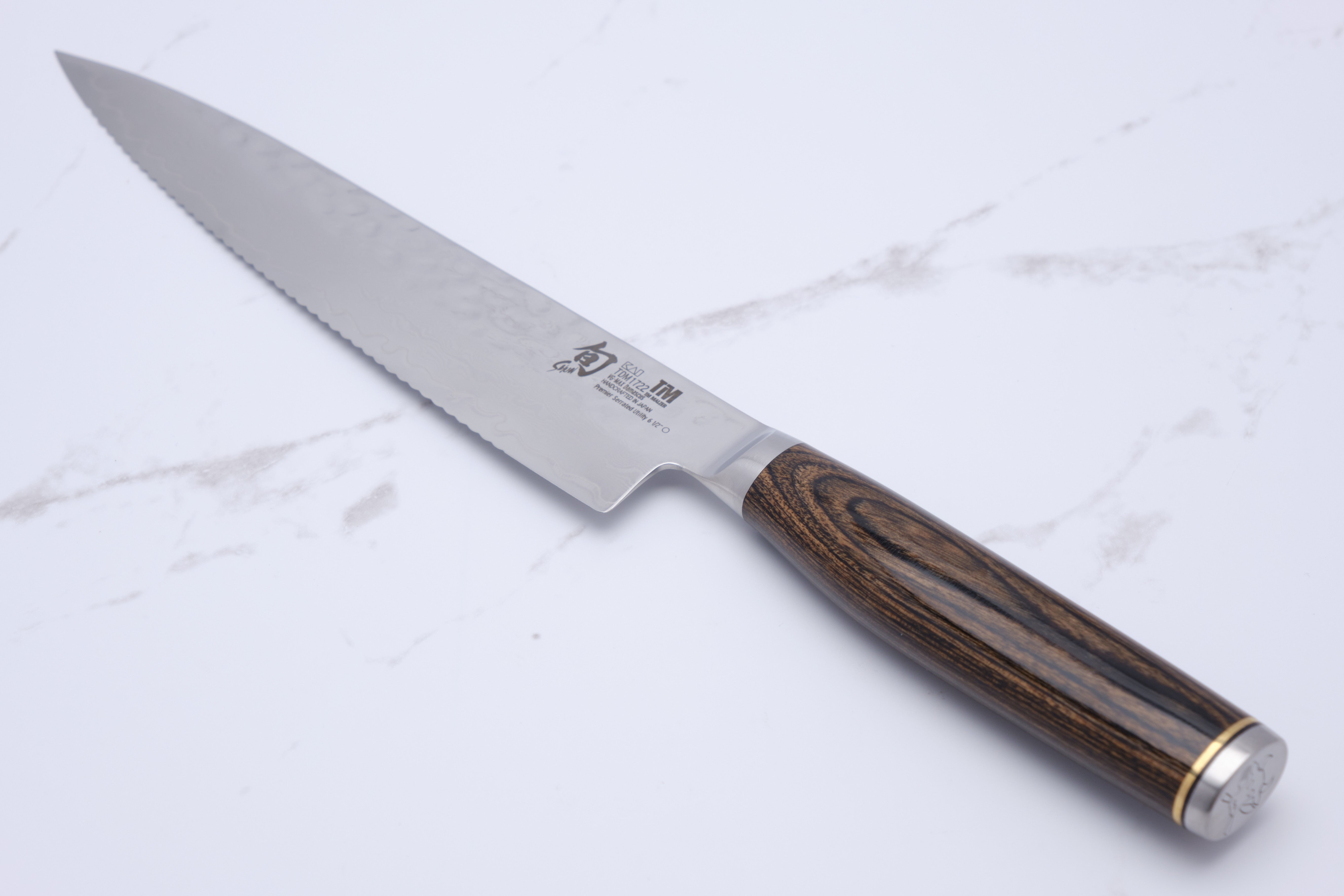 Shun Premier 150 mm Utility with wave cutter