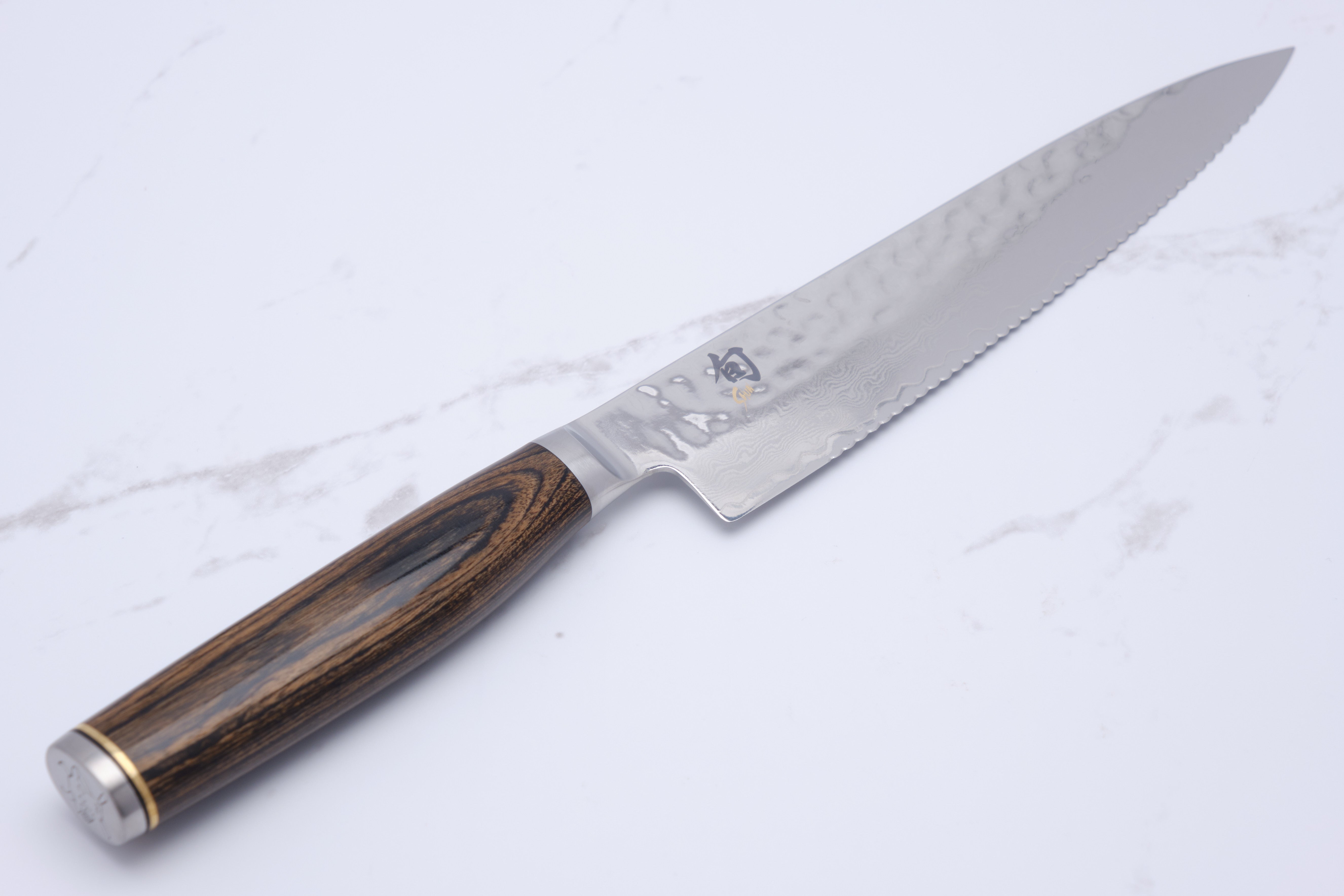 Shun Premier 150 mm Utility with wave cutter