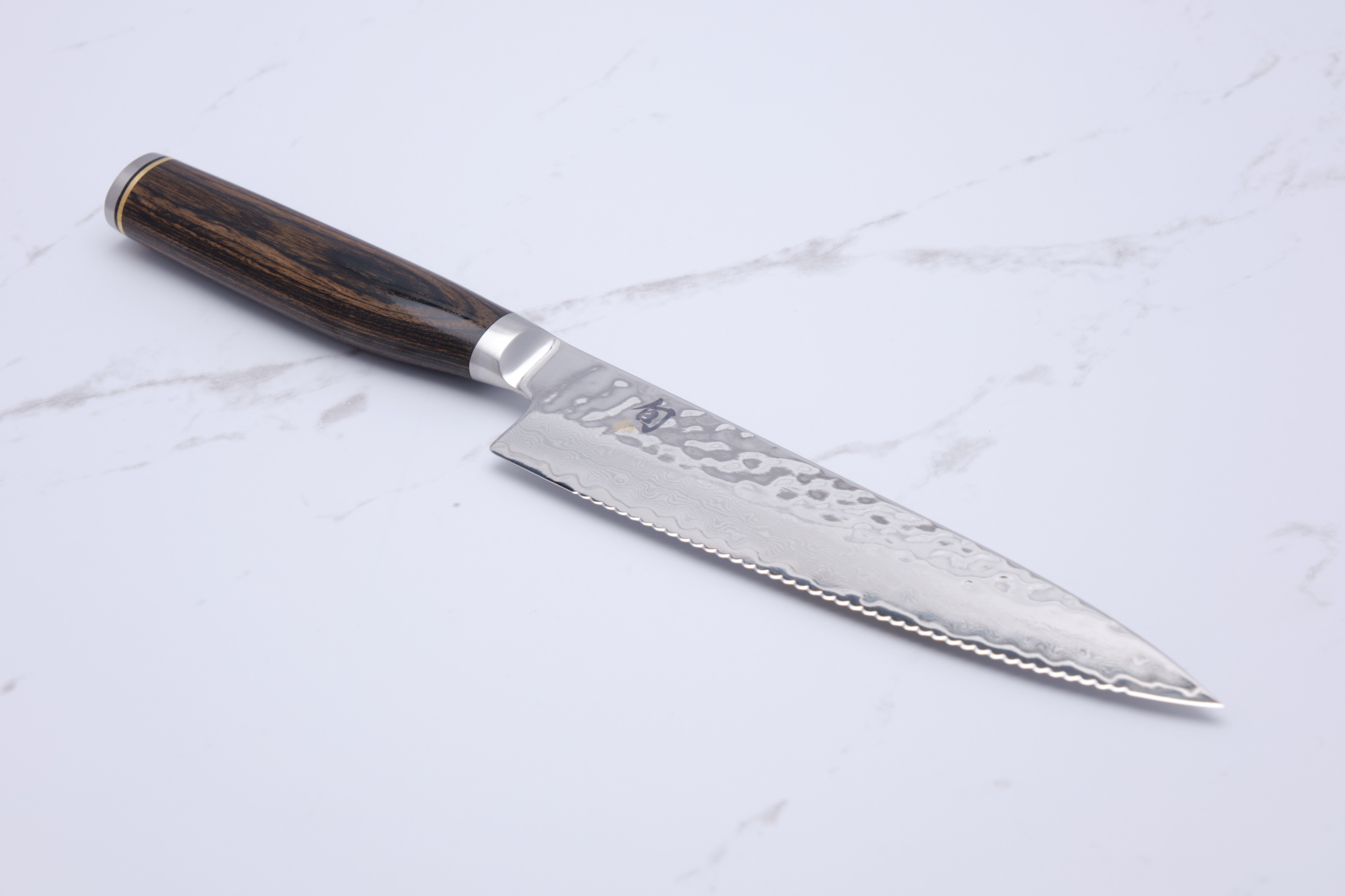 Shun Premier 150 mm Utility with wave cutter
