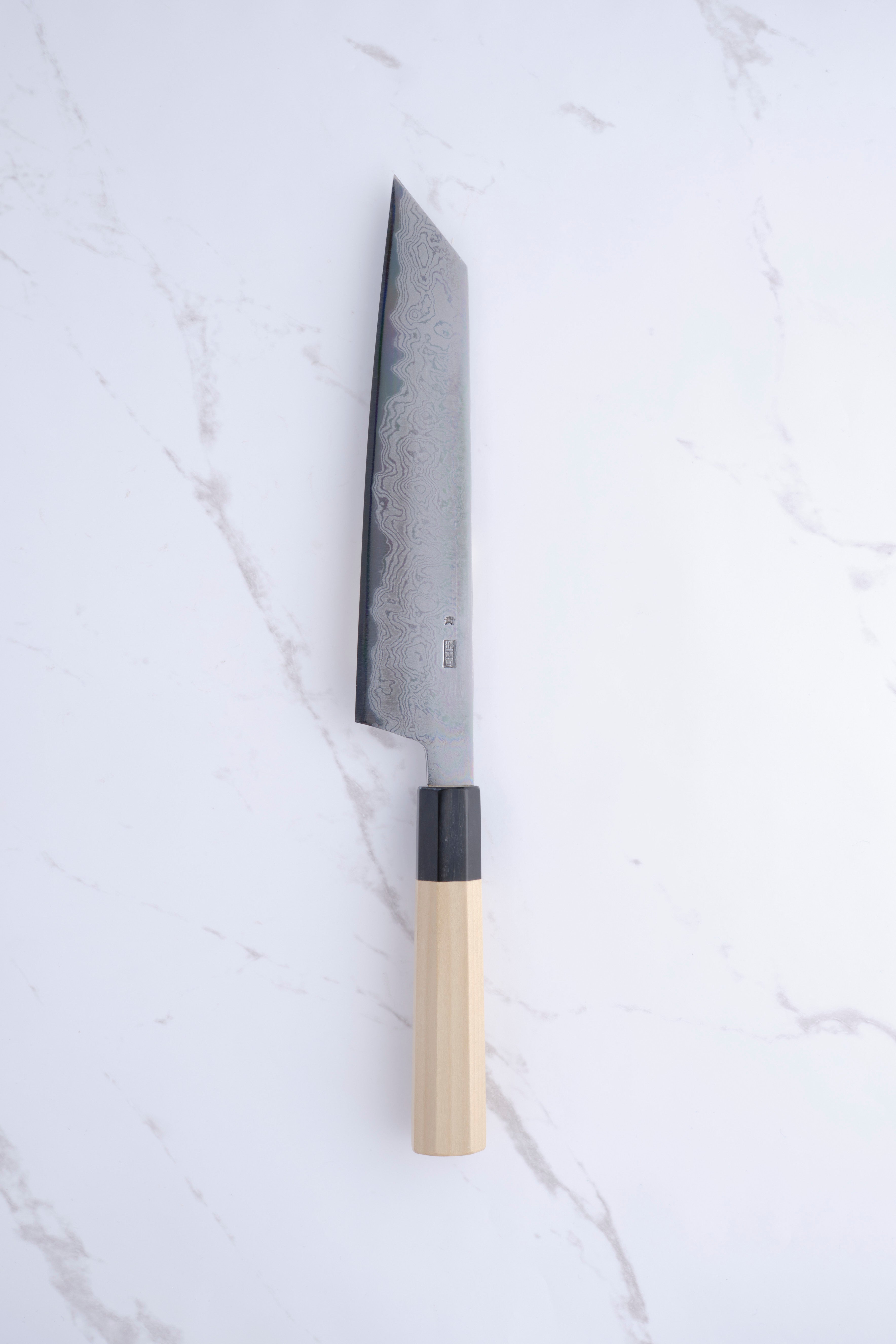 Sakai Kikumori Kikuzuki Uzu Kiritsuke Gyuto 210mm.