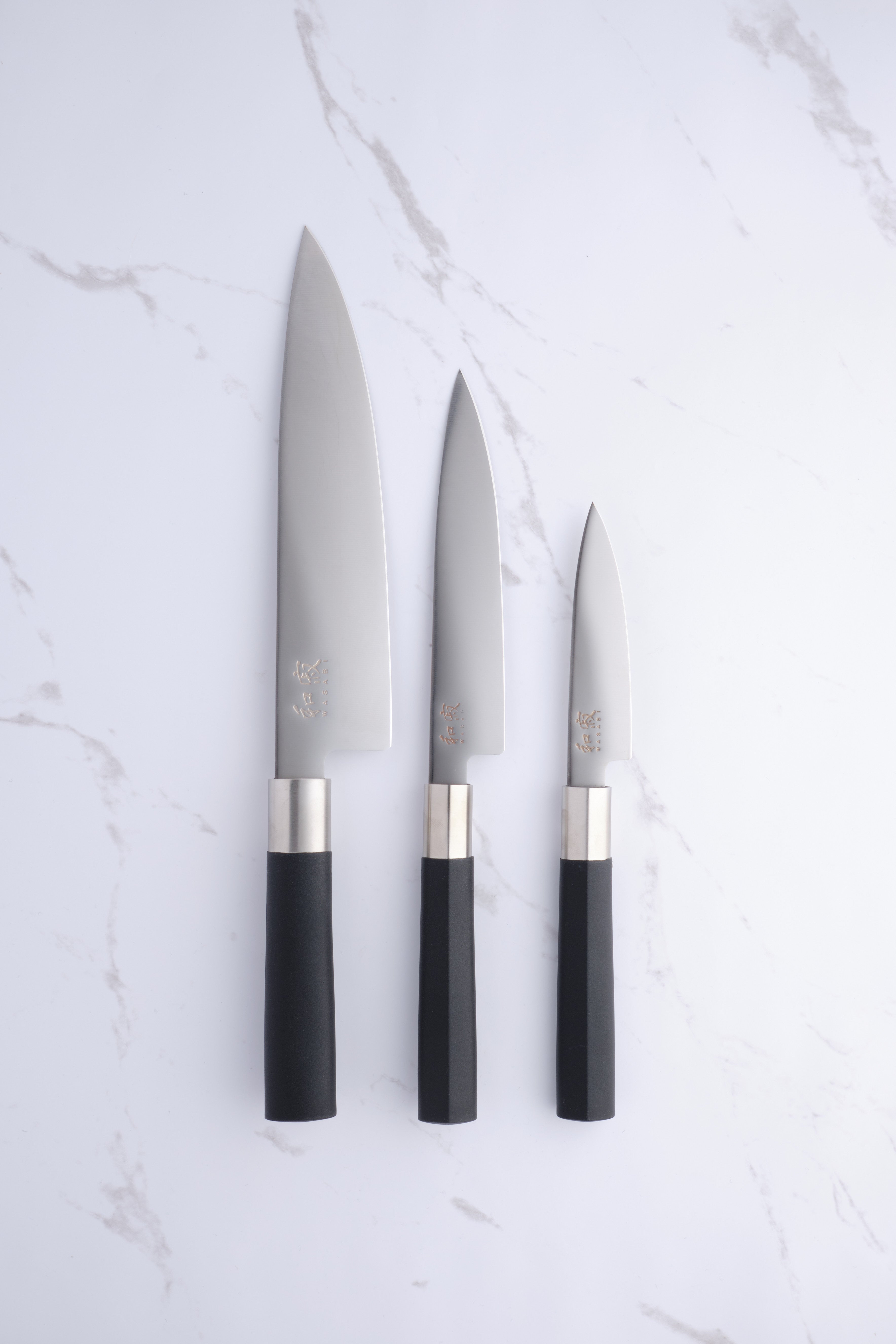 KAI Shun - Wasabi Black Set with 3 parts