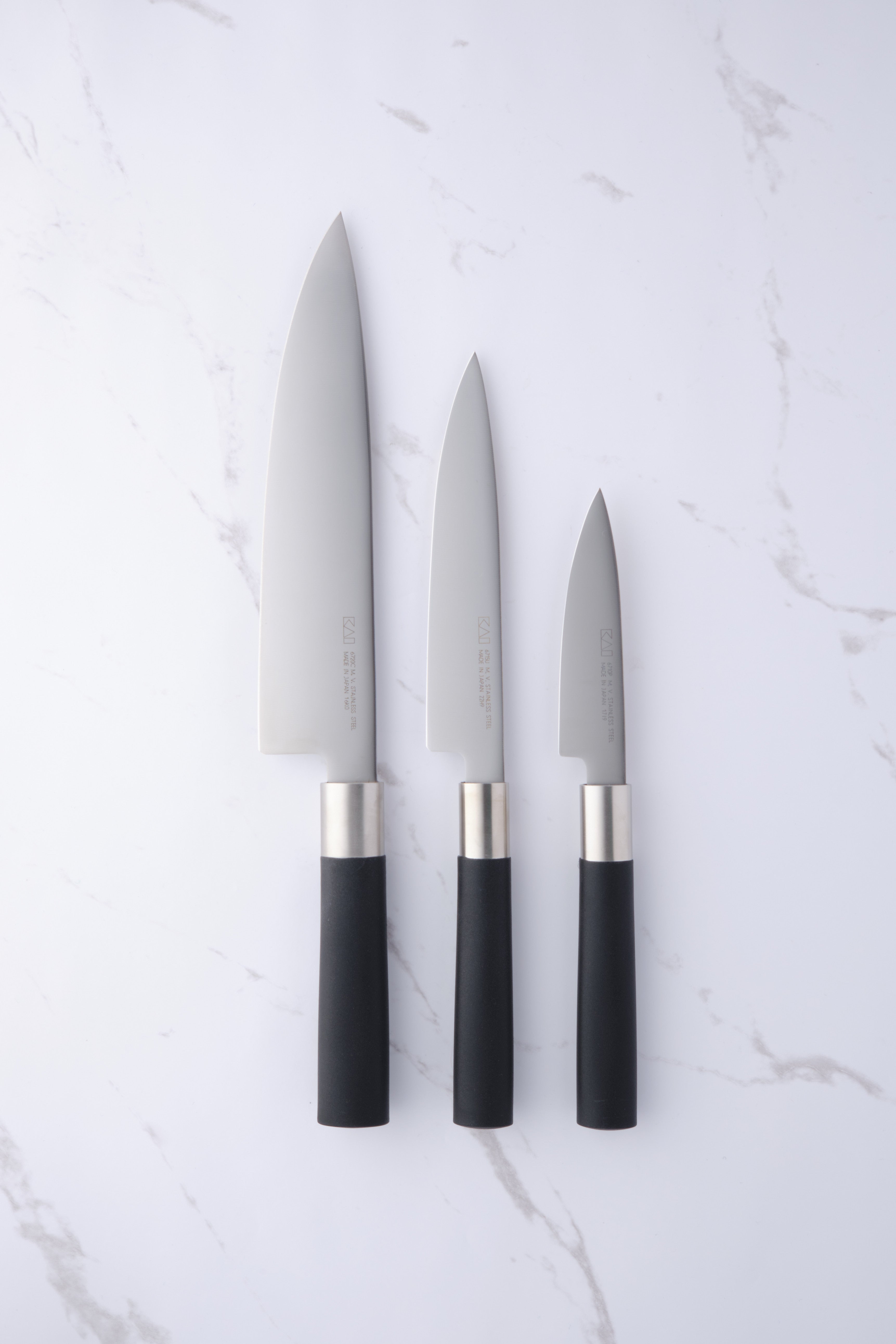KAI Shun - Wasabi Black Set with 3 parts