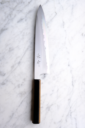 Kagekiyo Aogami #1 Kuroro Handle - 240 mm Gyuto