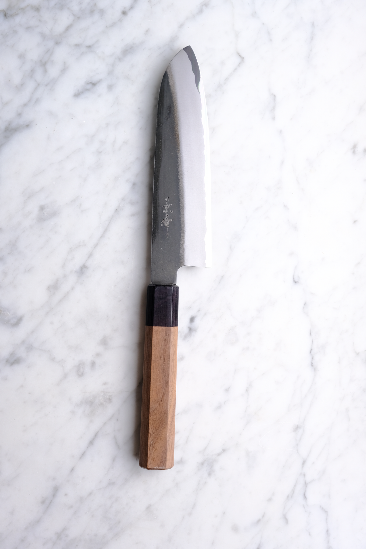 Kagekiyo Aogami #2 Kurouchi Walnut - 165 mm Santoku