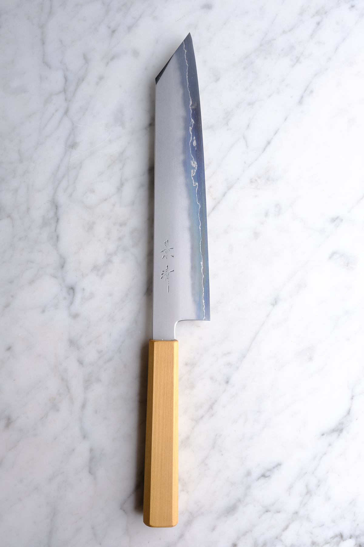 Kagekiyo Oboroba Ginsan WS Sakura - 240 mm Kiritsuke Gyuto