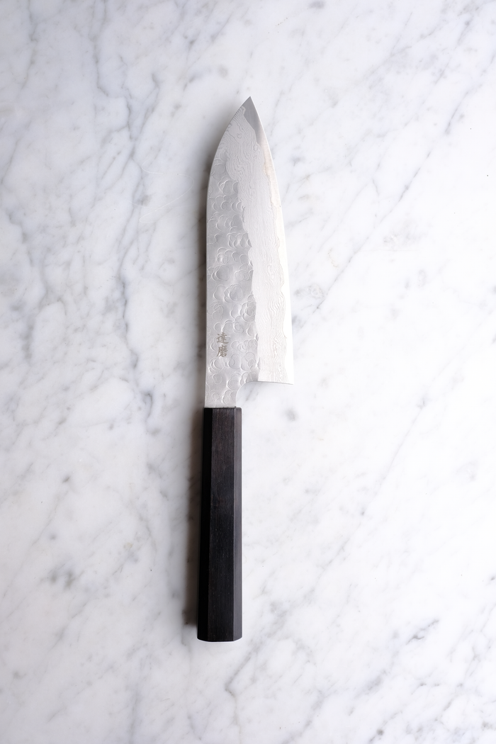 Daruma Hamono VG XEOS Ibenholt - 165 mm Santoku