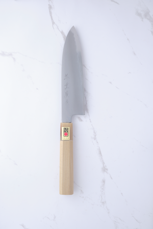 Shigehiro Kasahara 180mm Santoku White-2