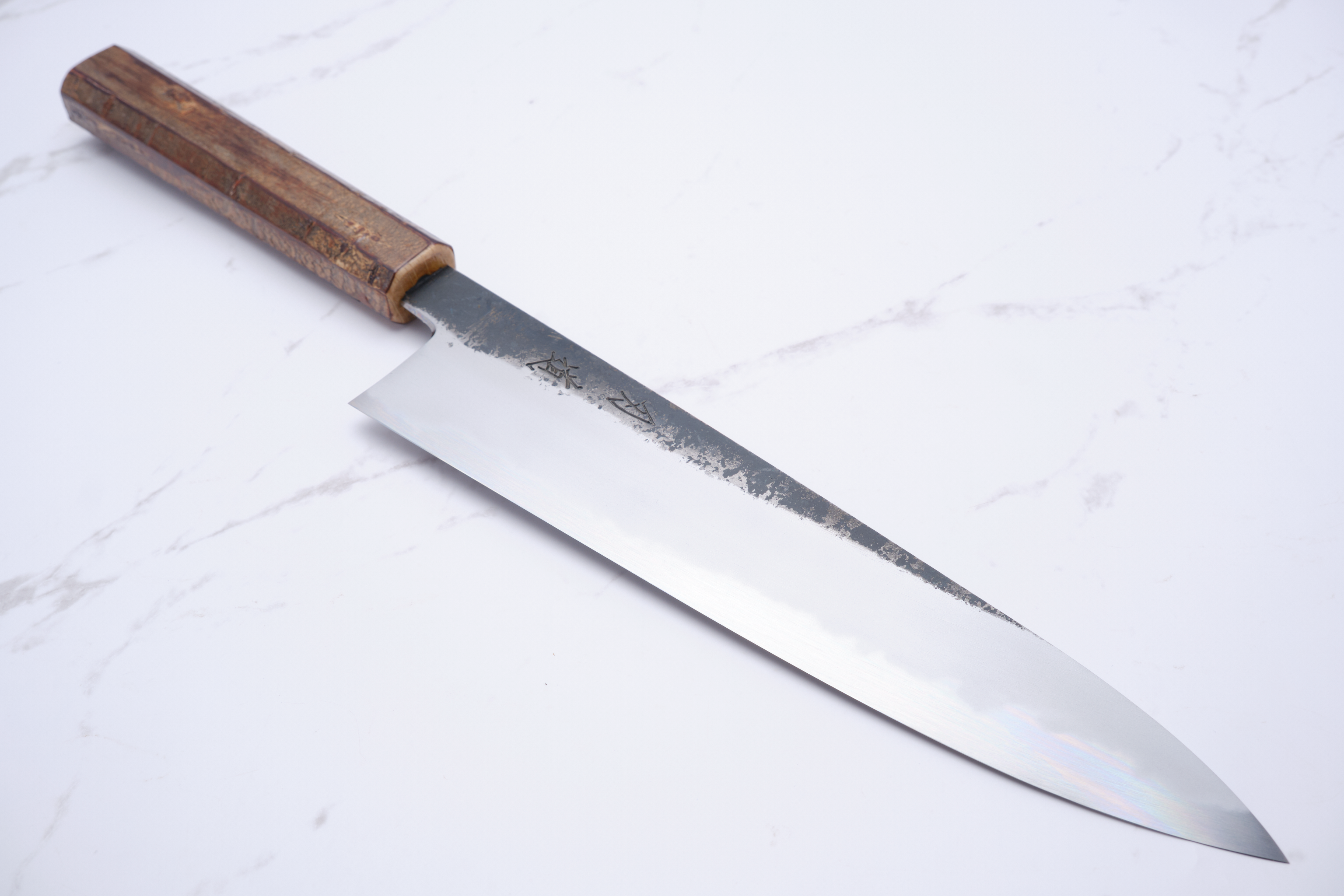 HADO Sumi 240 mm Gyuto Weiß #2 – Kirschrinde