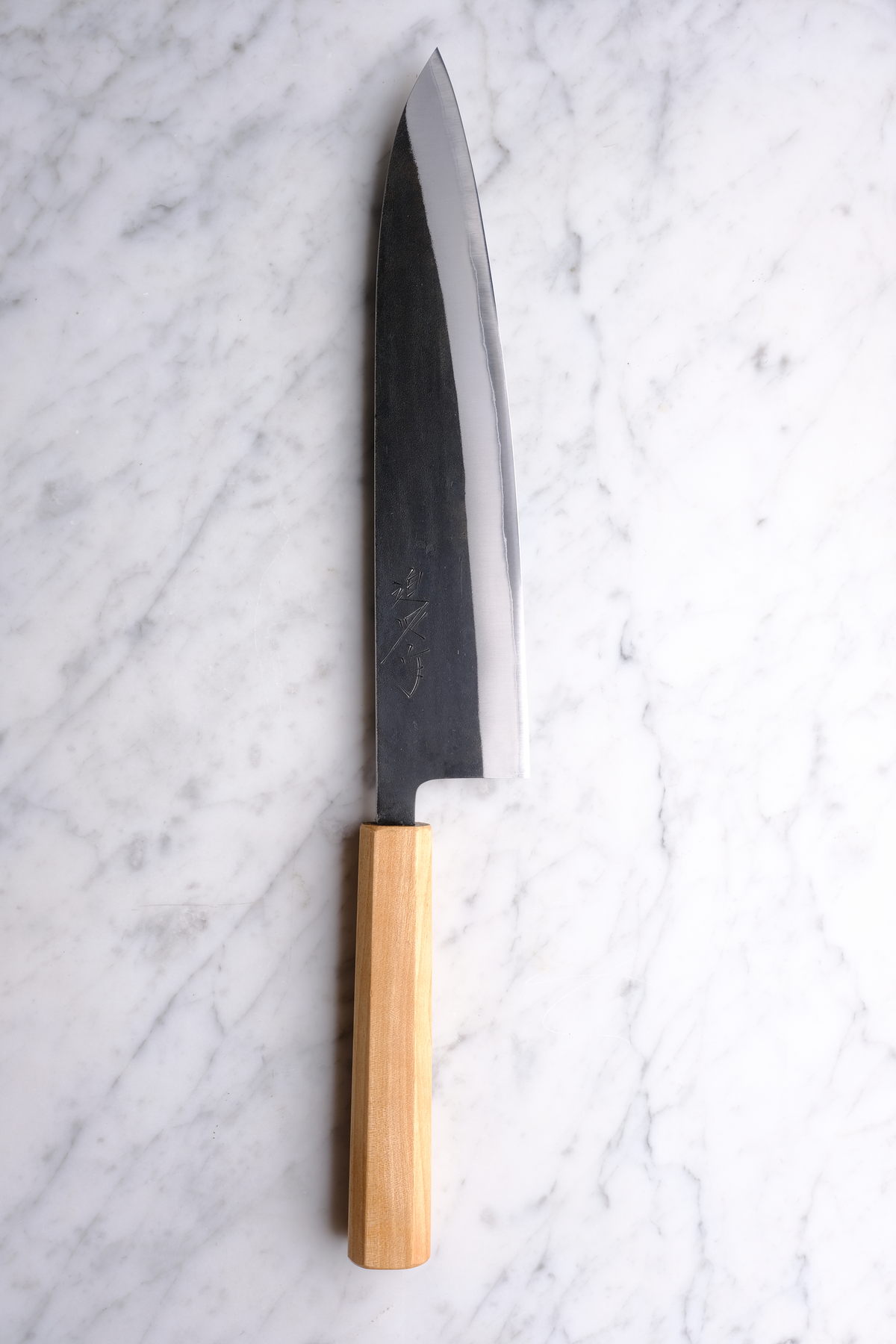 Sakoda Shirogami #2 Kurouchi Gyuto 240 mm