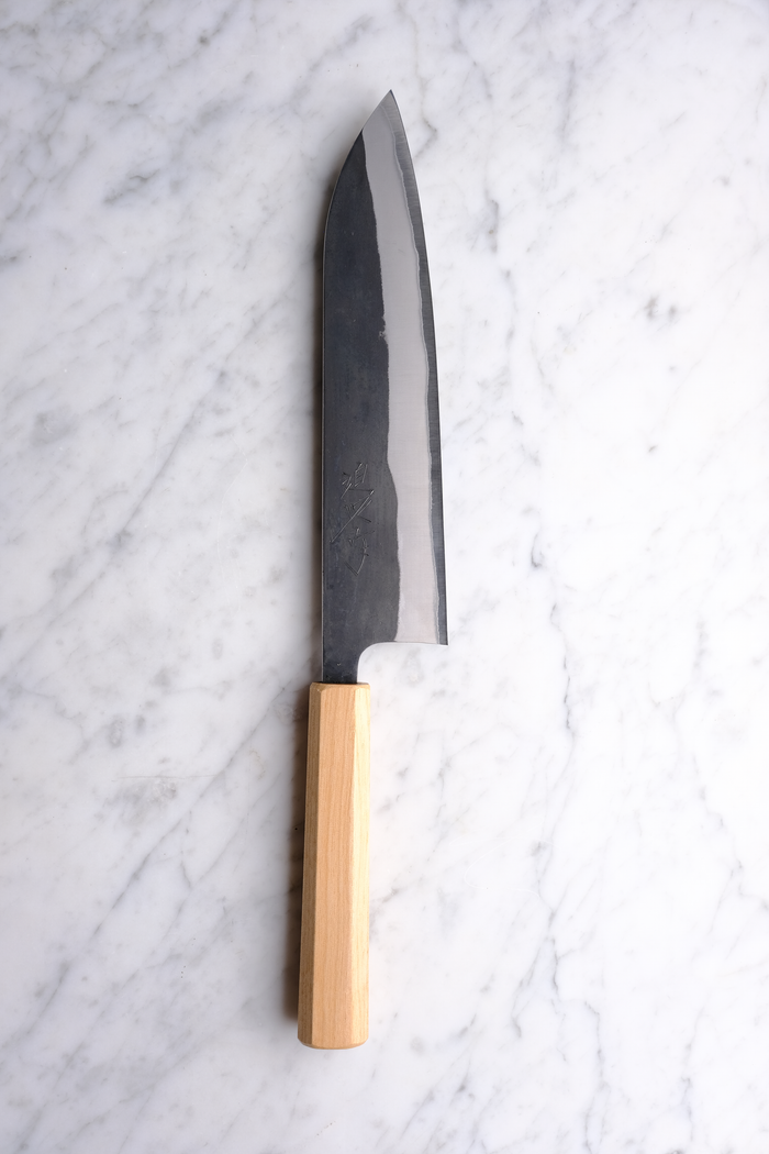 Sakoda Shirogami #2 Kurouchi Gyuto 210 mm