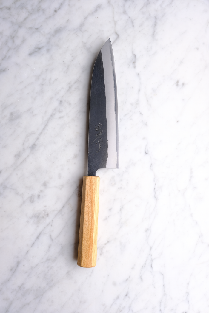 Sakoda Shirogami #2 Kurouchi Gyuto 180 mm