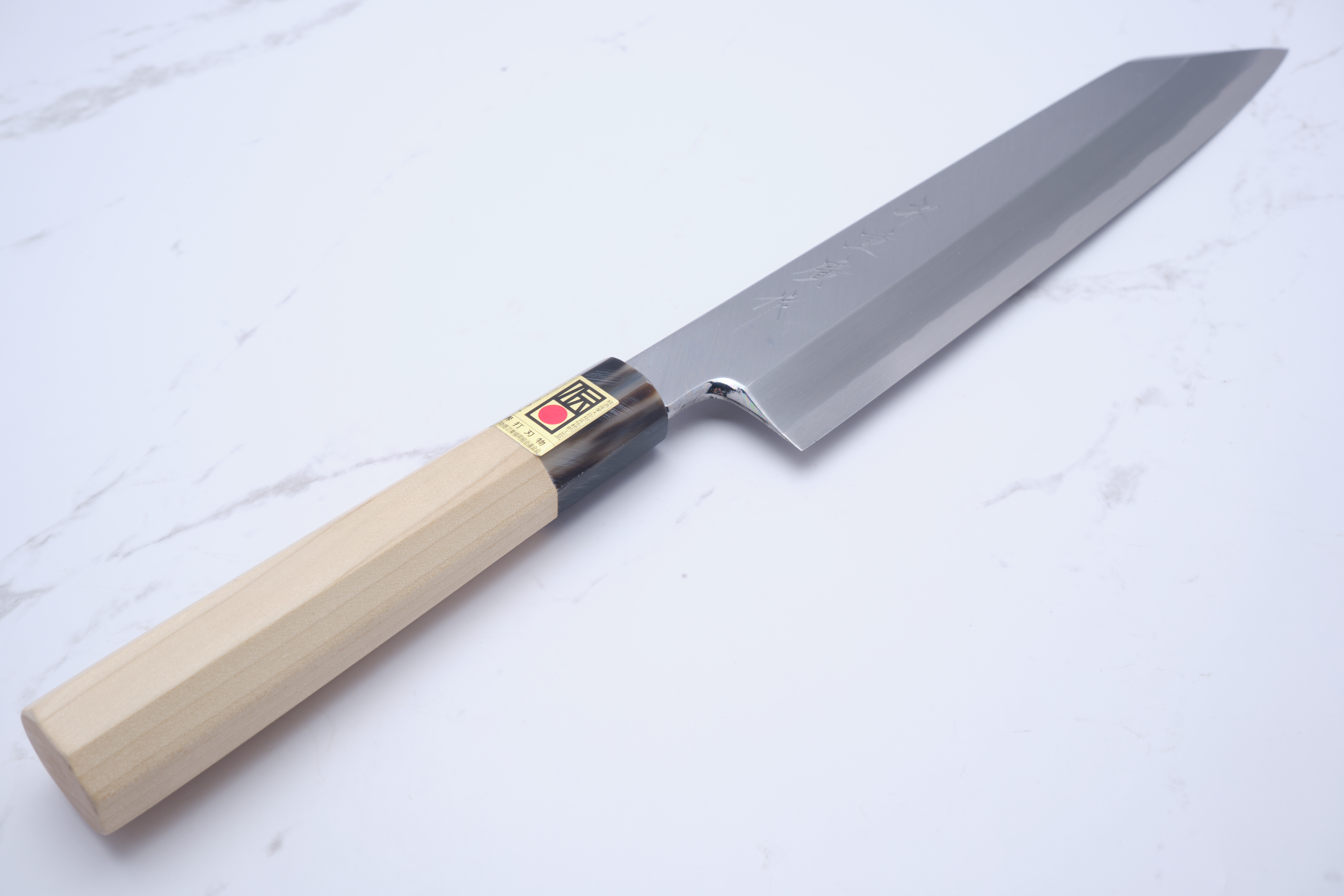 Shigehiro Kasahara 240mm Single-Bevel Kiritsuke White-2