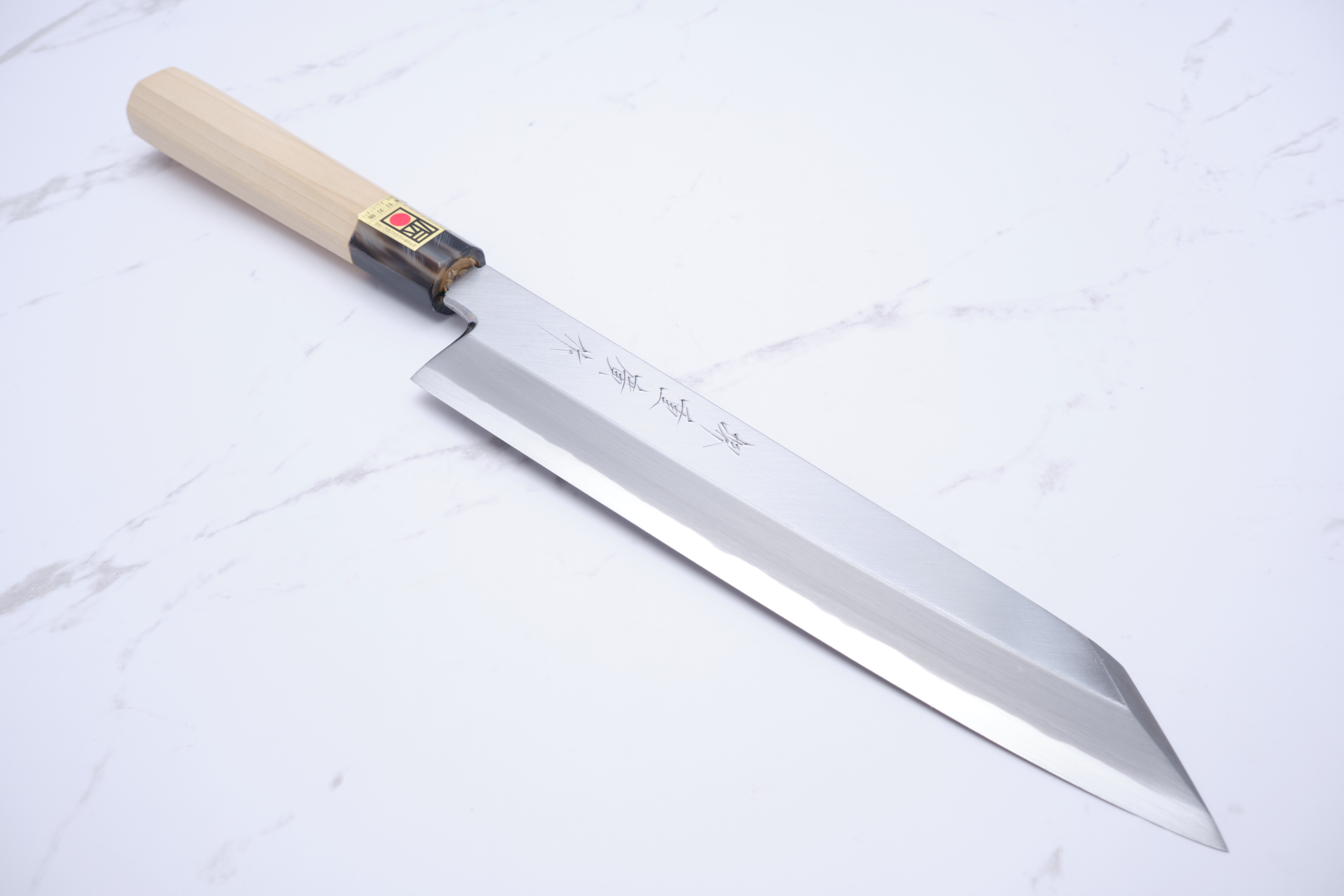 Shigehiro Kasahara 240mm Single-Bevel Kiritsuke White-2