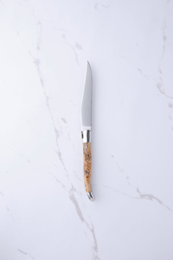 Steak Knife - Bird's Eye Chestnut 