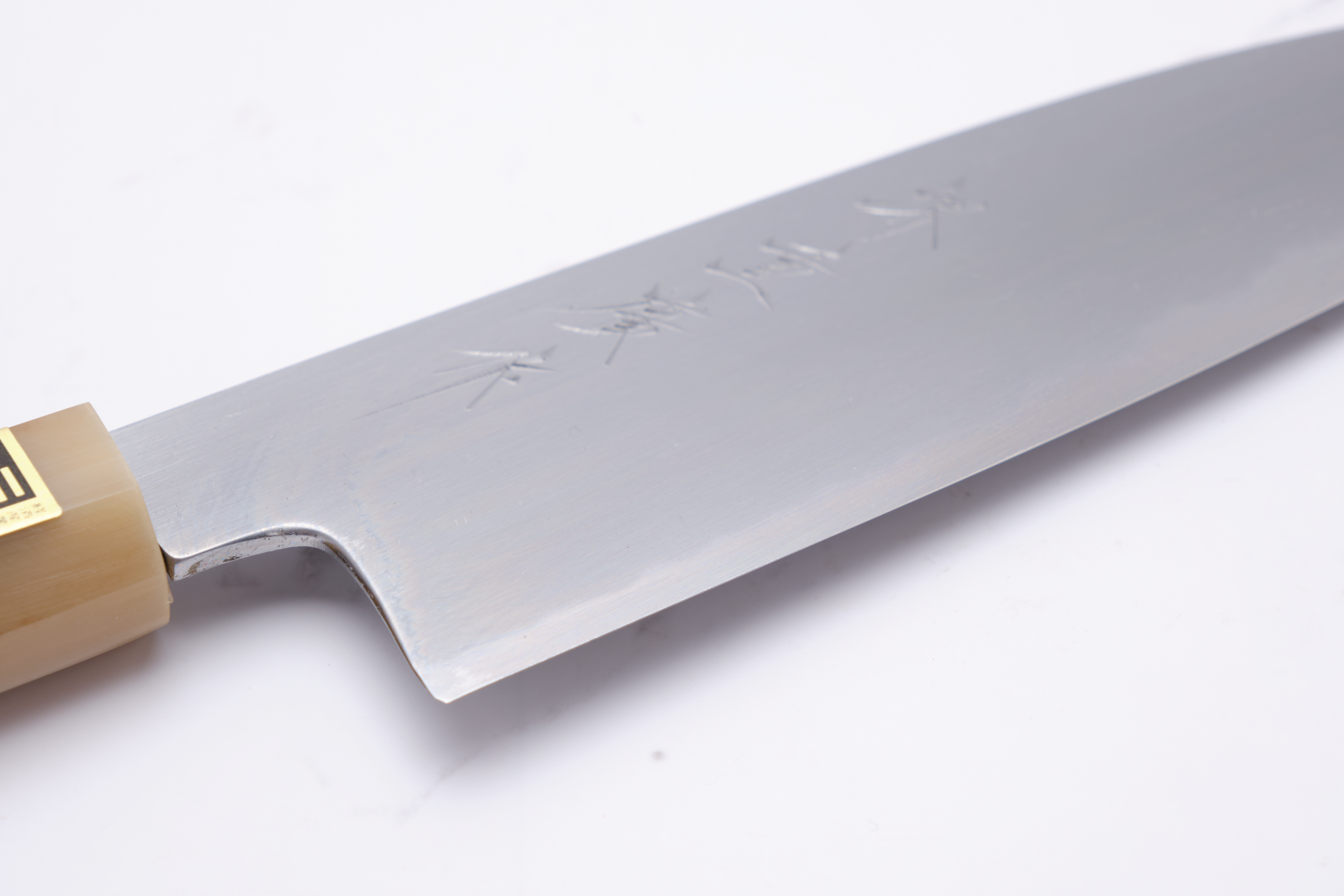 Shigehiro Kasahara 180mm Santoku White-2