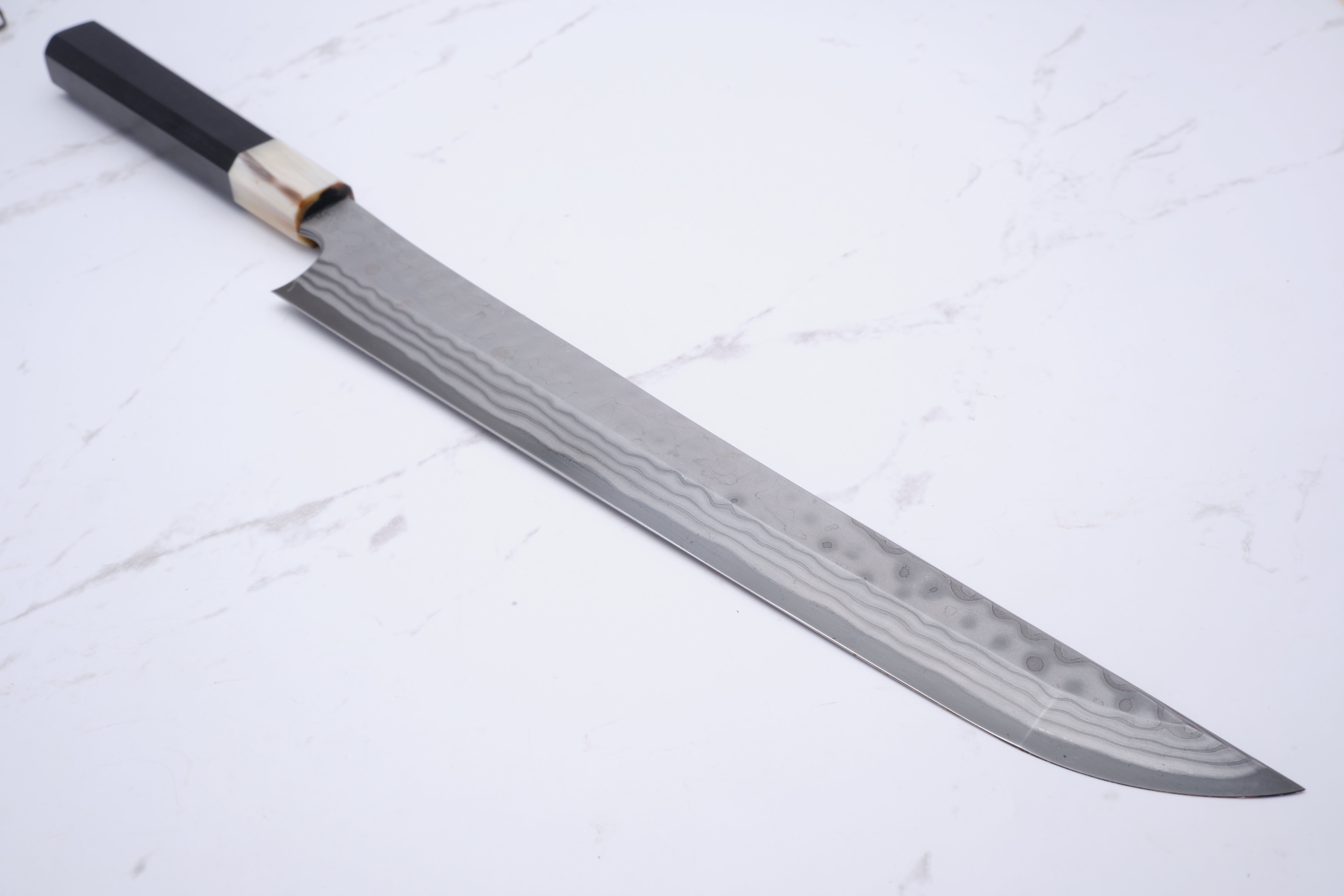 Nigara Hamono Hand Laminated 300mm Sakimaru Yanagiba - Blue #2