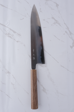 Konosuke WT White #2 255 mm Gyuto Walnut