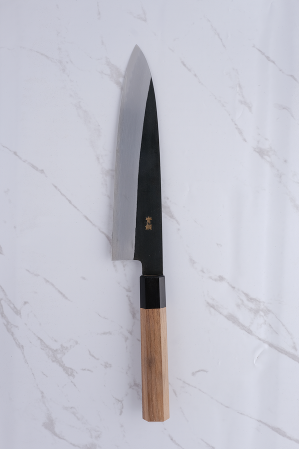 Kagekiyo - Blue 2 Kurouchi 210mm Gyuto - Walnut