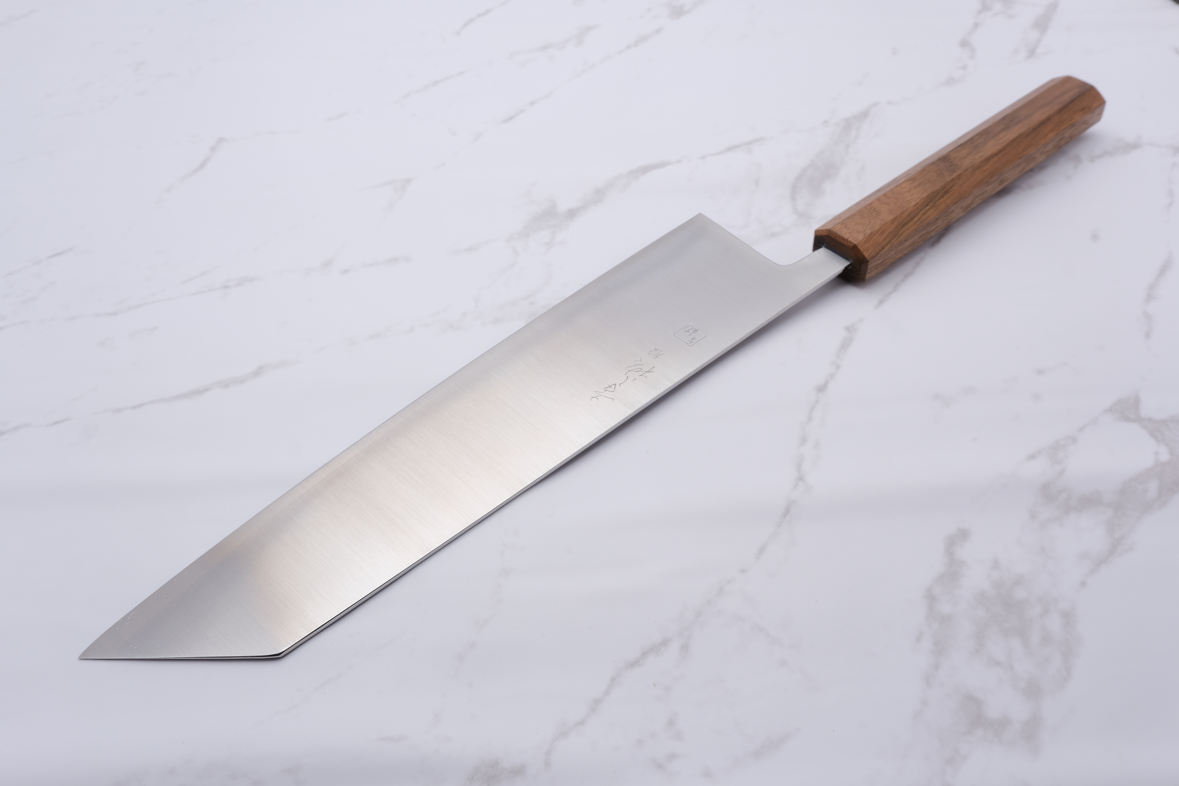 Konosuke GS+ 240mm K-Tip Gyuto - Khii Laurel - Leather Saya