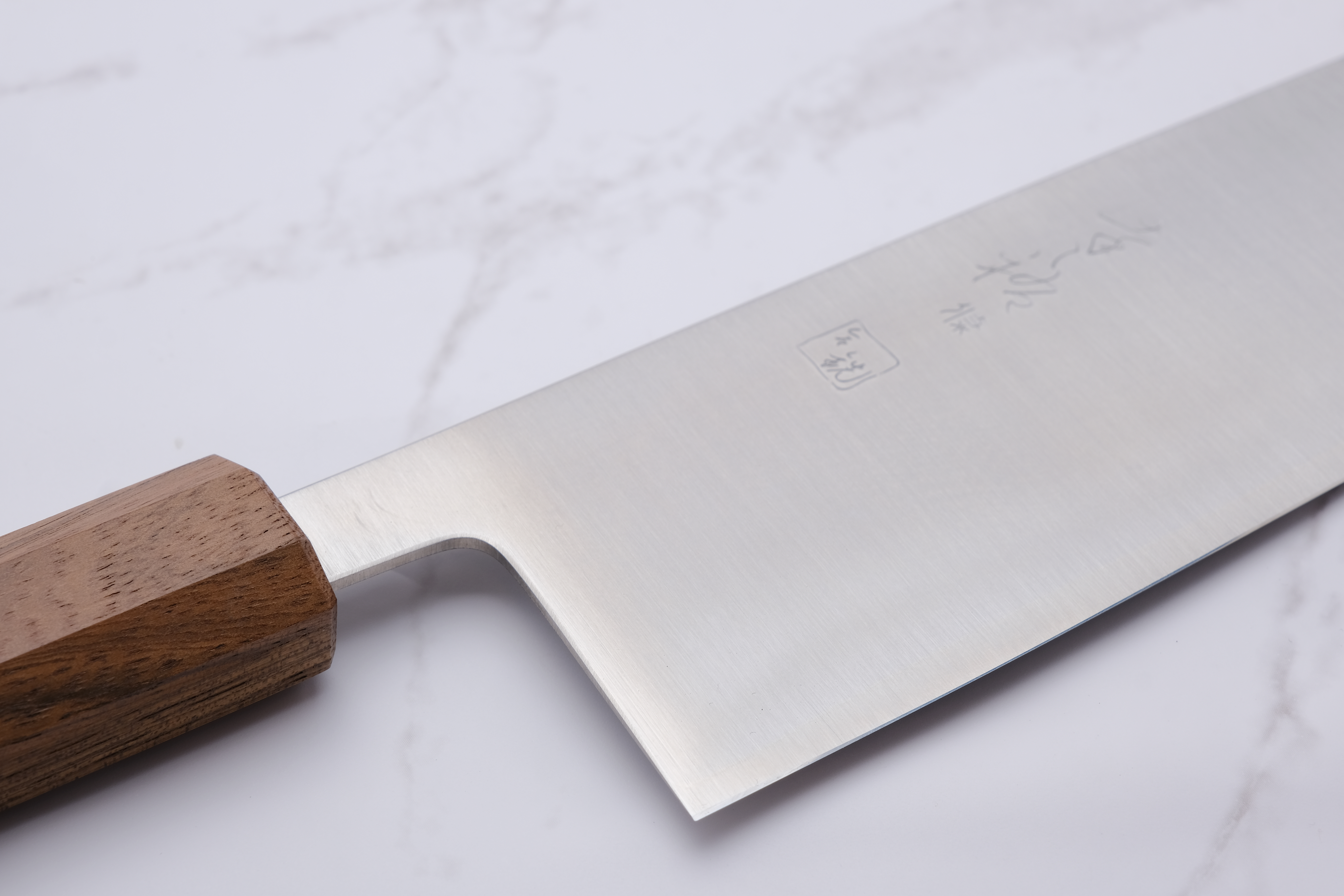 Konosuke GS+ 240mm K-Tip Gyuto - Khii Laurel - Leather Saya