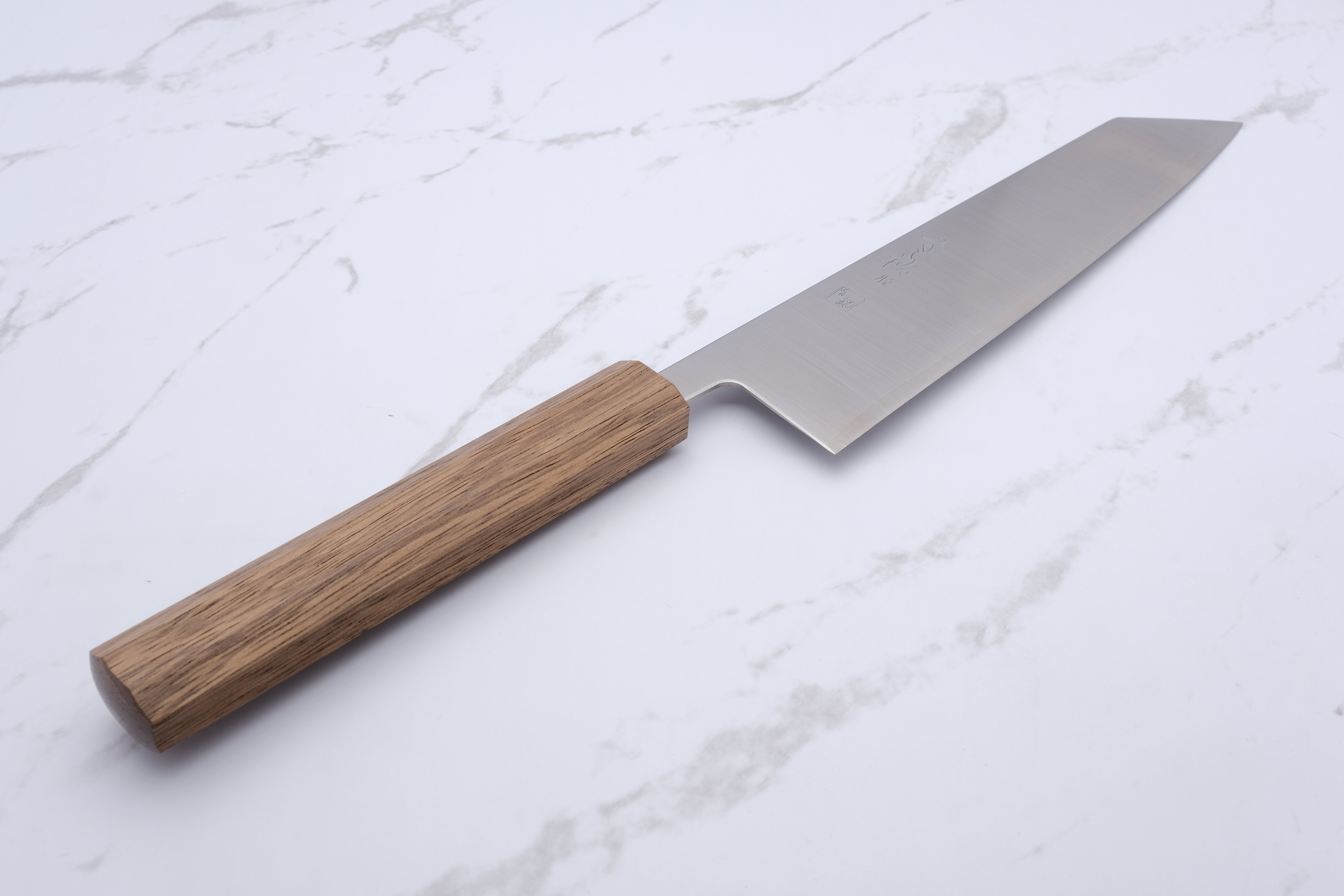 Konosuke GS+ 210mm K-Tip Gyuto - Khii Laurel - Leather Saya