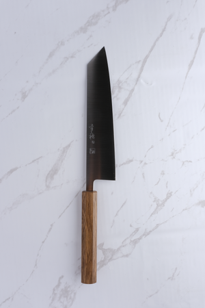 Konosuke GS+ Khii Laurel Leather Saya - 210 mm K-tip Gyuto