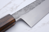 HADO Kirasame White #1 Nashiji Santoku 180mm