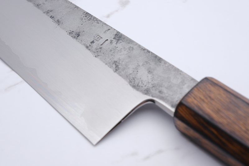 HADO Kirasame White #1 Nashiji Santoku 180mm