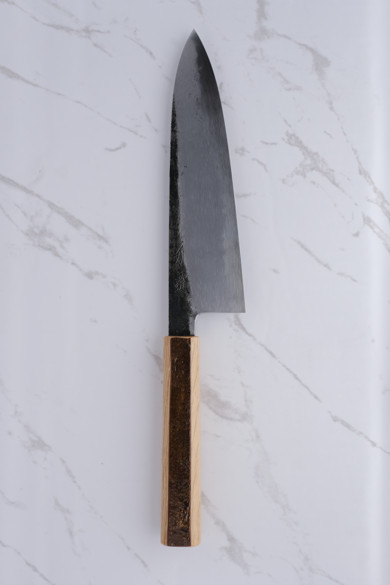 HADO Sumi 210 mm Gyuto Blue #1 Damascus