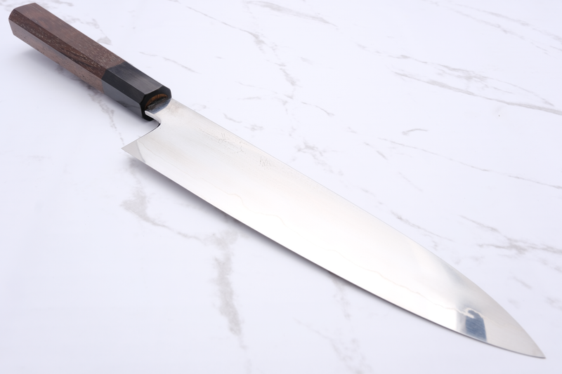 Tetsujin Hamono Ginsan Ukiba 210mm. Gyuto - Walnut