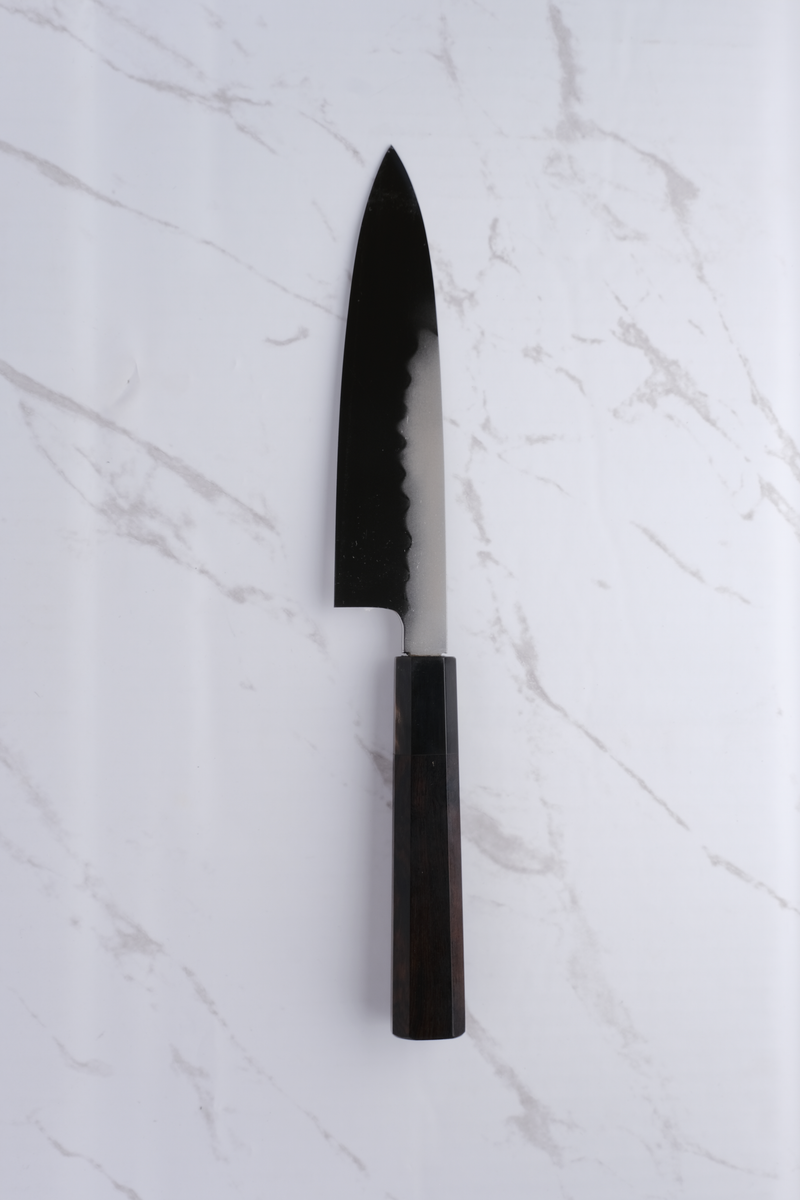 Ikeda Abura-Honyaki 180mm. gyuto Shirogami 3 - Ebony