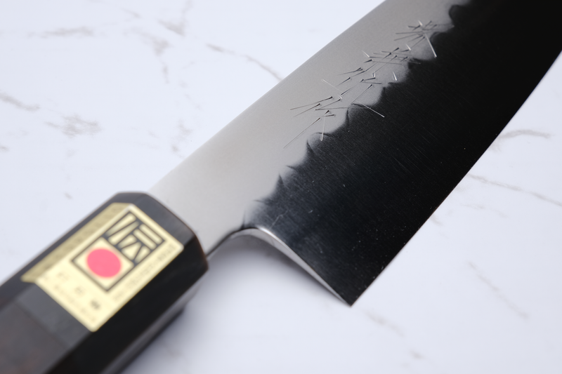 Ikeda Abura-Honyaki 180mm. gyuto Shirogami 3 - Ebony