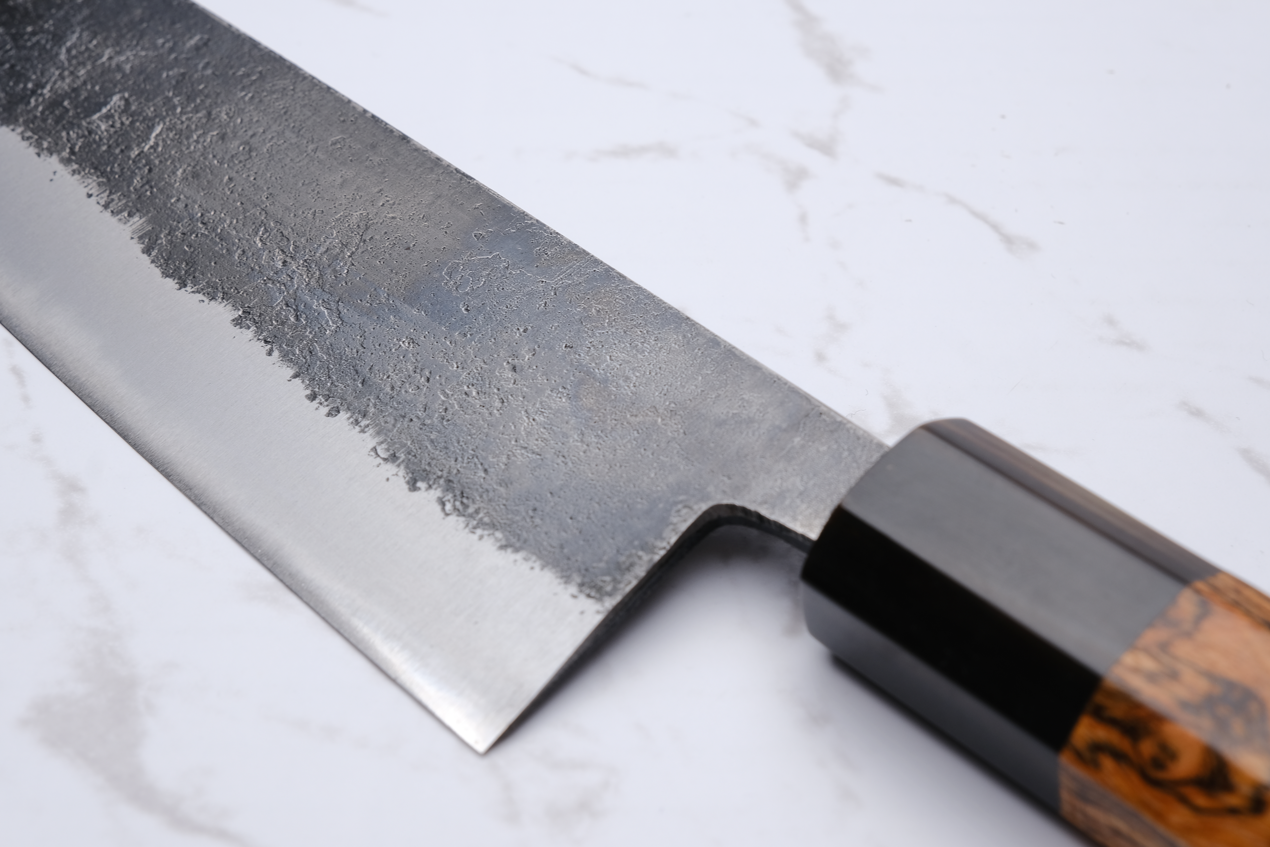 Munetoshi Black Nashiji 240 mm Gyuto - Shirogami #2