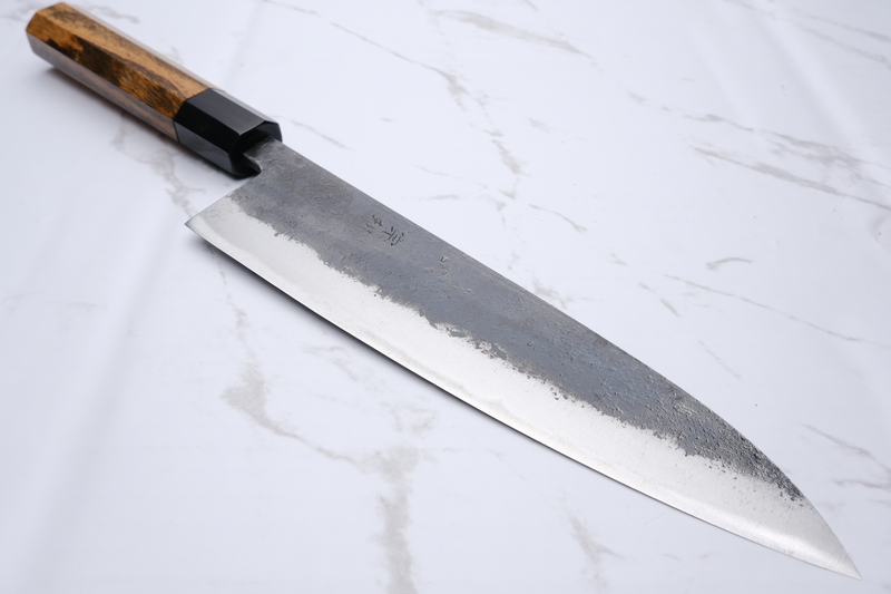 Munetoshi Black Nashiji 210 mm Gyuto - Shirogami #2