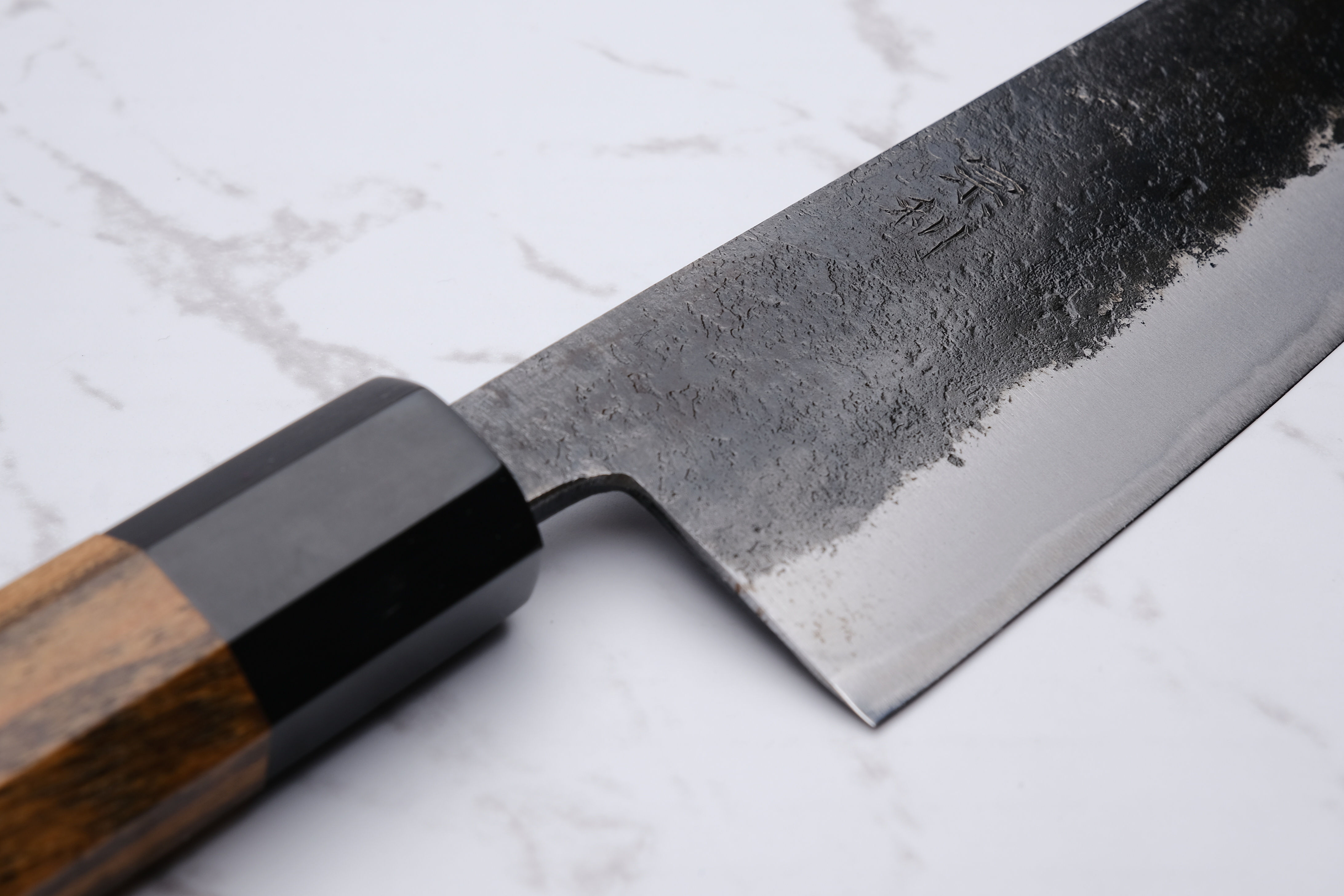 Munetoshi Black Nashiji 210 mm Gyuto - Shirogami #2