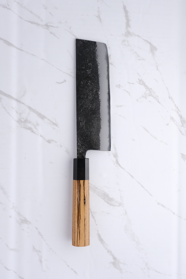 Munetoshi Black Nashiji 165 mm Nakiri - shirogami #2