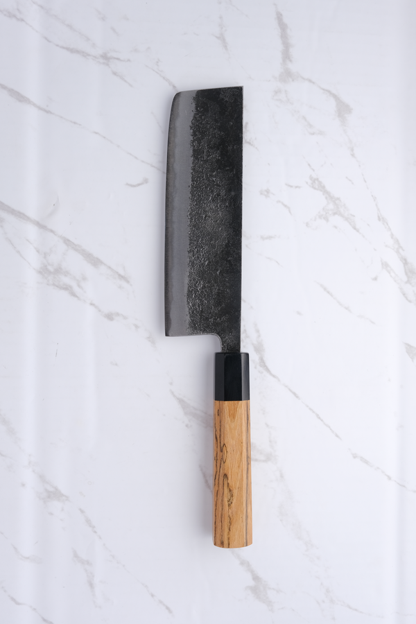 Munetoshi Black Nashiji 165 mm Nakiri - shirogami #2