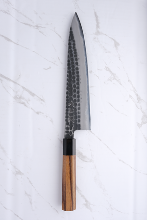 Mutsumi Hinoura Ajikataya Shirogami #2 - 240 mm Gyuto