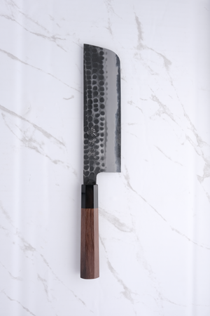 Mutsumi Hinoura Ajikataya Shirogami #2 - 180 mm Nakiri