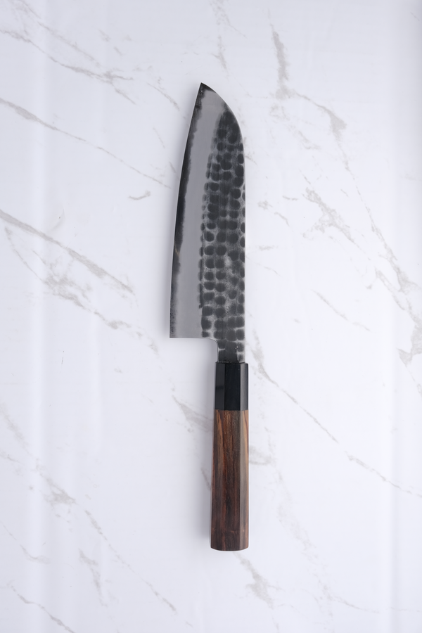 Mutsumi Hinoura Ajikataya 180 mm Santoku - shirogami #2