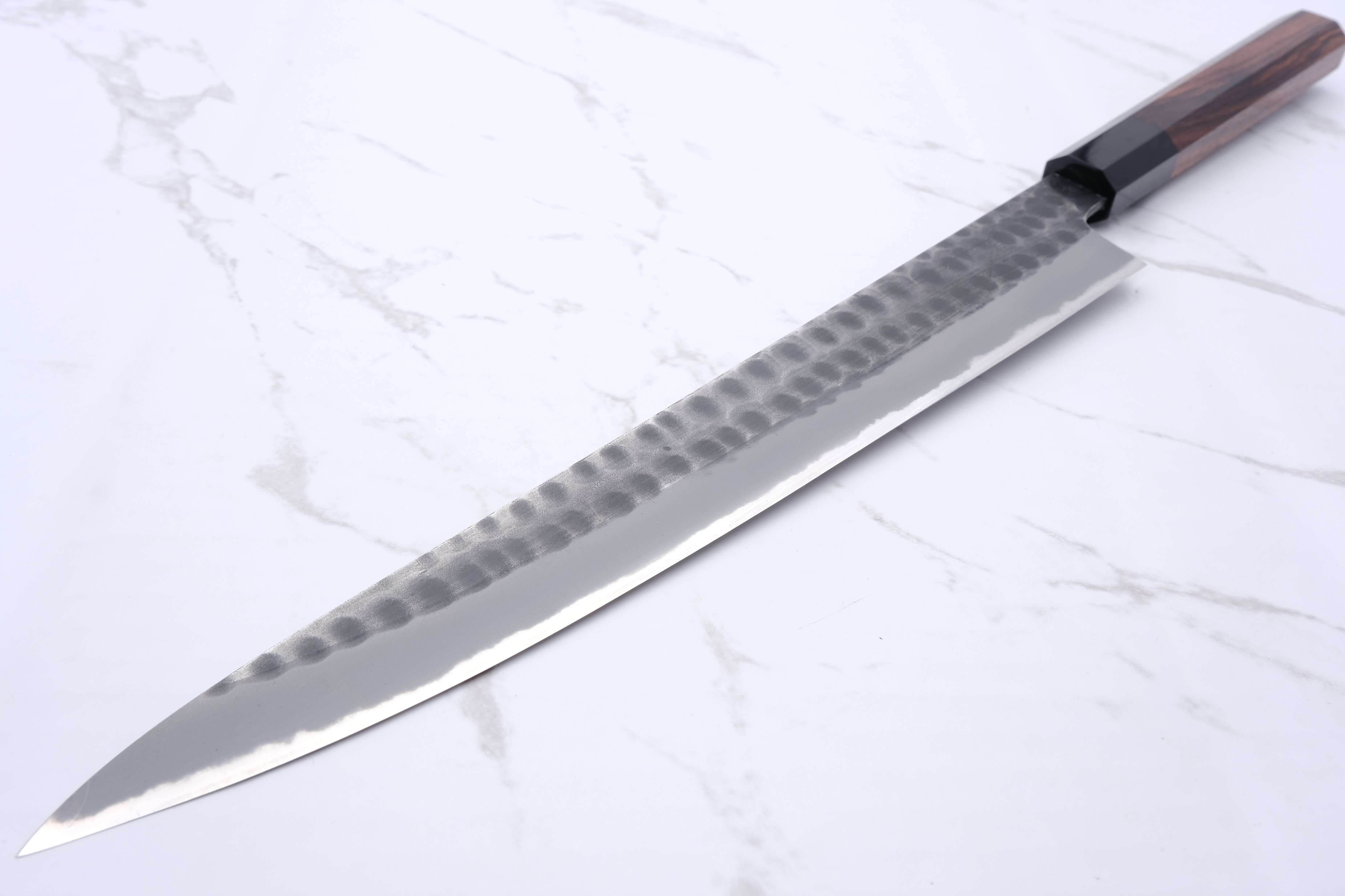 Mutsumi Hinoura Ajikataya 270 mm Sujihiki - Shirogami #2