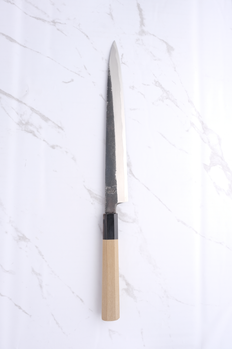 Sakai Kikumori Kikuzuki KU White 2 Yanagiba 240mm.