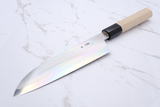 Sakai Kikumori Kikuzuki Uzu 180mm. Santoku - Blue#1