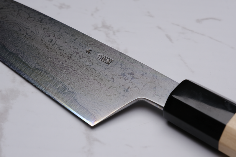 Sakai Kikumori Kikuzuki Uzu 180mm. Santoku - Blue#1